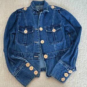 Mixit Blue Classic Denim Jacket Sz 8